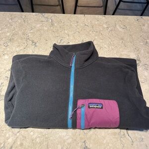 Patagonia Fleece Jacket - Blue and Black